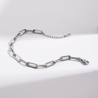 ステンレス304 ニッケルフリー 水に濡れても錆びにくい チェーン ブレスレット 【YJ00707】