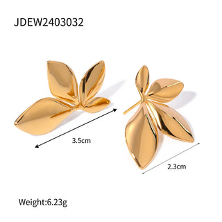 ステンレス304 ニッケルフリー 水に濡れても錆びにくい ピアス 花 フラワー【YJ00246】