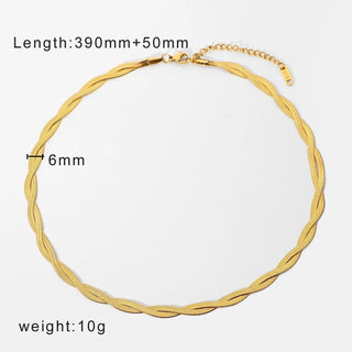 ステンレス304 低ニッケル 水に濡れても錆びにくい 18Kゴールドメッキ ネックレス スネークチェーン  【YJ02351】