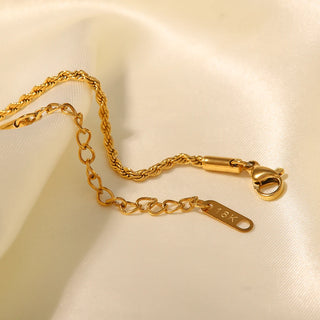 ステンレス304 低ニッケル 水に濡れても錆びにくい 18Kゴールドメッキ ネックレス オーバル【YJ03447】
