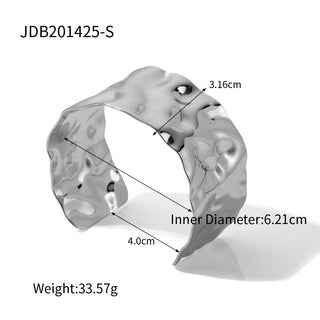 ステンレス304 低ニッケル 水に濡れても錆びにくい 18Kゴールドメッキ ブレスレット 【YJ01689】