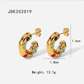 ステンレス304 低ニッケル 水に濡れても錆びにくい 18Kゴールドメッキ ピアス ジルコニア パール 【YJ03583】