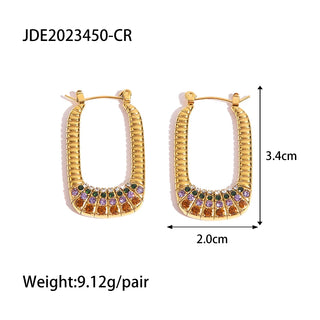 ステンレス304 低ニッケル 水に濡れても錆びにくい 18Kゴールドメッキ ピアス ジルコニア パール【YJ02060】