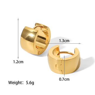 ステンレス304 低ニッケル 水に濡れても錆びにくい 18Kゴールドメッキ ピアス 【YJ01703】