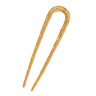 ステンレス304 低ニッケル 水に濡れても錆びにくい 18Kゴールドメッキ ヘアアクセサリー 【YJ03146】