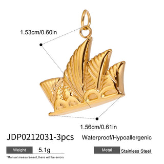 ステンレス304 ニッケルフリー 水に濡れても錆びにくい チャーム【YJ00229】