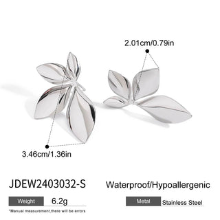 ステンレス304 ニッケルフリー 水に濡れても錆びにくい ピアス 花 フラワー【YJ00246】