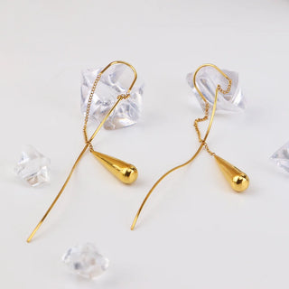 316Lサージカルステンレス ピアス タッセル ティアドロップ 【NY01670】