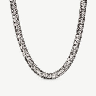 316Lサージカルステンレス 8mm ネックレス スネークチェーン【NY01194】