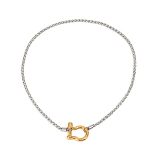 ステンレス304 ニッケルフリー 水に濡れても錆びにくい 18Kゴールドメッキ チェーン ネックレス 【YJ00883】