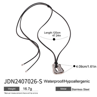 ステンレス304 低ニッケル 水に濡れても錆びにくい 18Kゴールドメッキ ネックレス 【YJ02855】