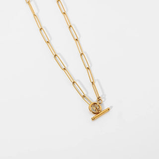 ステンレス304 低ニッケル 水に濡れても錆びにくい 18Kゴールドメッキ ネックレス チェーン 【YJ03923】