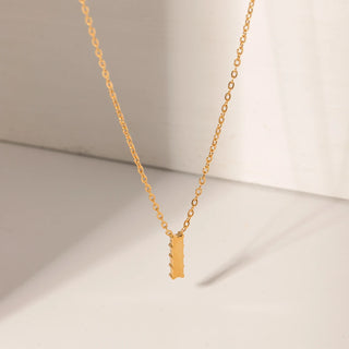 ステンレス304 低ニッケル 水に濡れても錆びにくい 18Kゴールドメッキ ネックレス ジルコニア 【YJ03029】