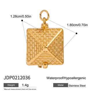 ステンレス304 ニッケルフリー 水に濡れても錆びにくい チャーム【YJ00229】